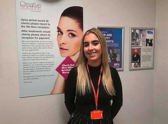 Promising hairdresser set to show off her skills at national competition final