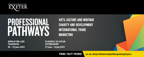 University of Exeter offer funded internships this summer