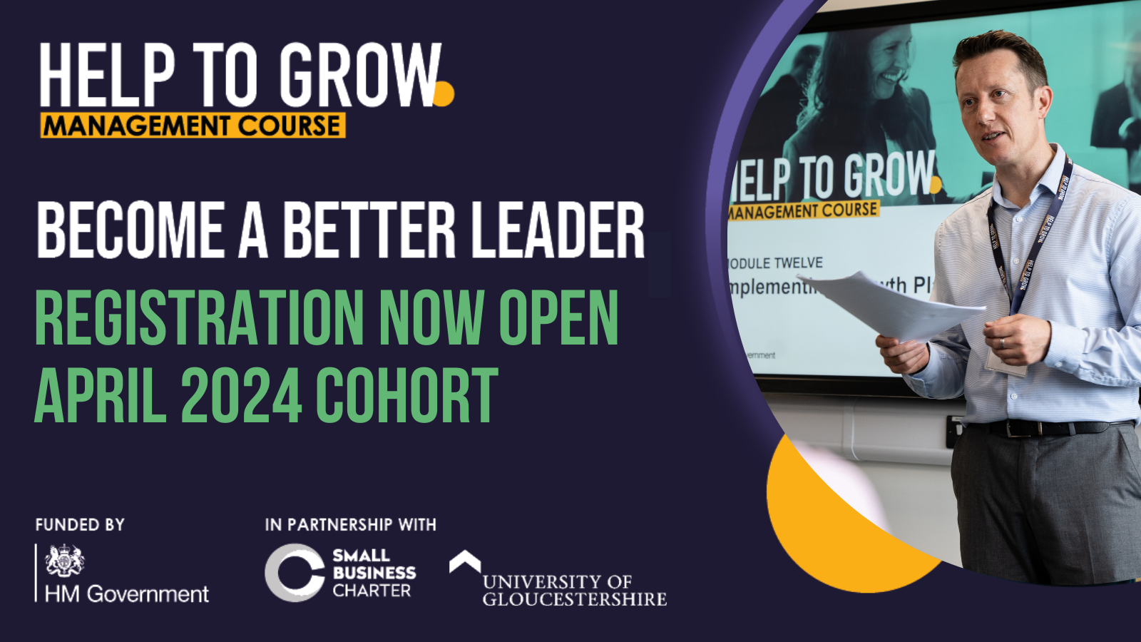 UNIVERSITY OF GLOUCESTERSHIRE LAUNCHES NEXT COHORT OF SELL-OUT ‘HELP TO GROW: MANAGEMENT PROGRAMME’