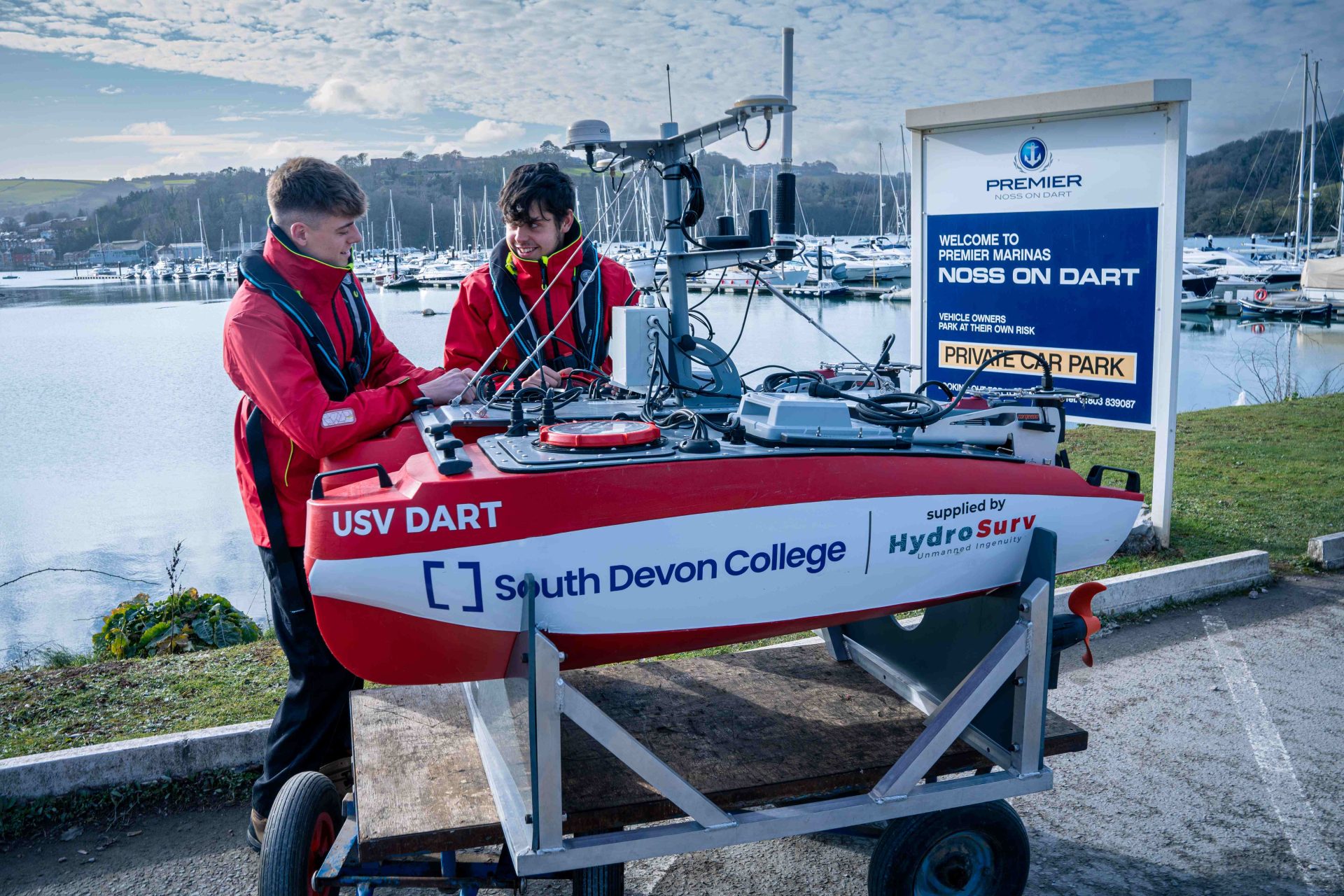 South Devon College, HydroSurv, and BMT collaborate on cutting-edge maritime technology project