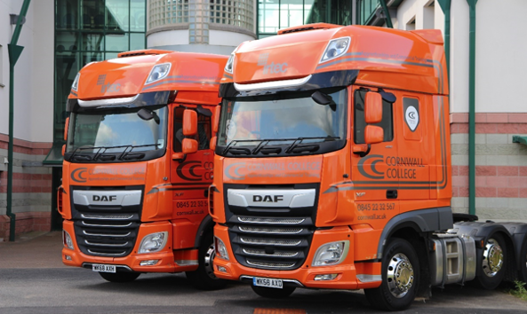 New HGVs boost training opportunities in Cornwall