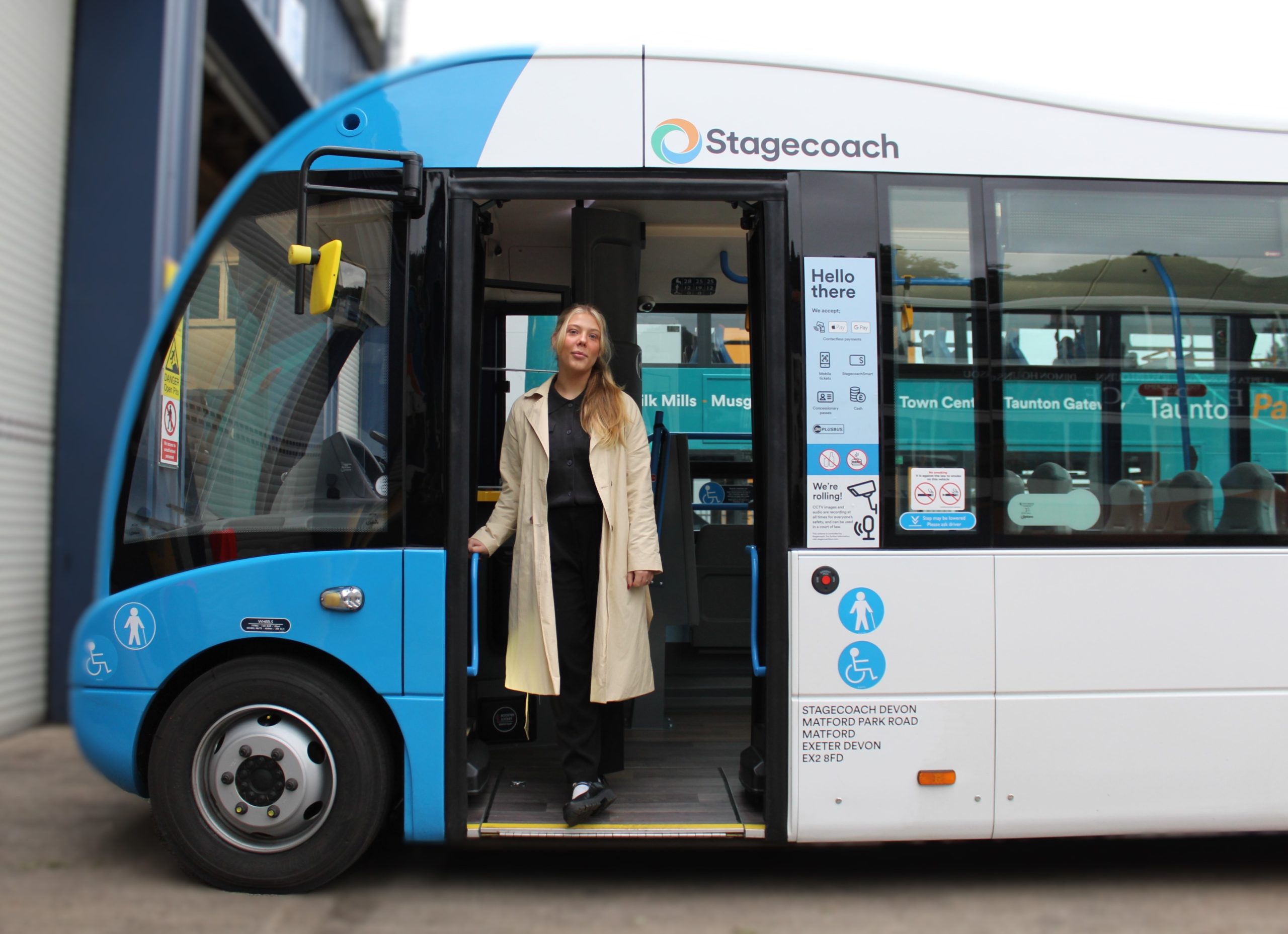 Stagecoach Graduate Izzy leads the way for women in thebus industry in the South West