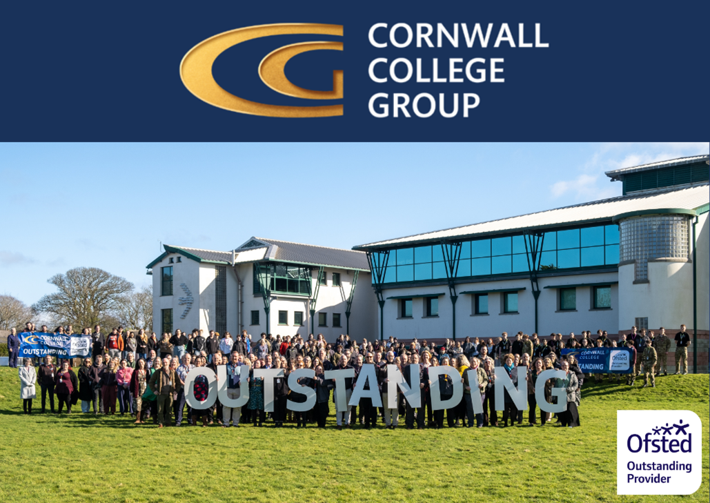 Cornwall College Group celebrates historic Ofsted ‘Outstanding’  